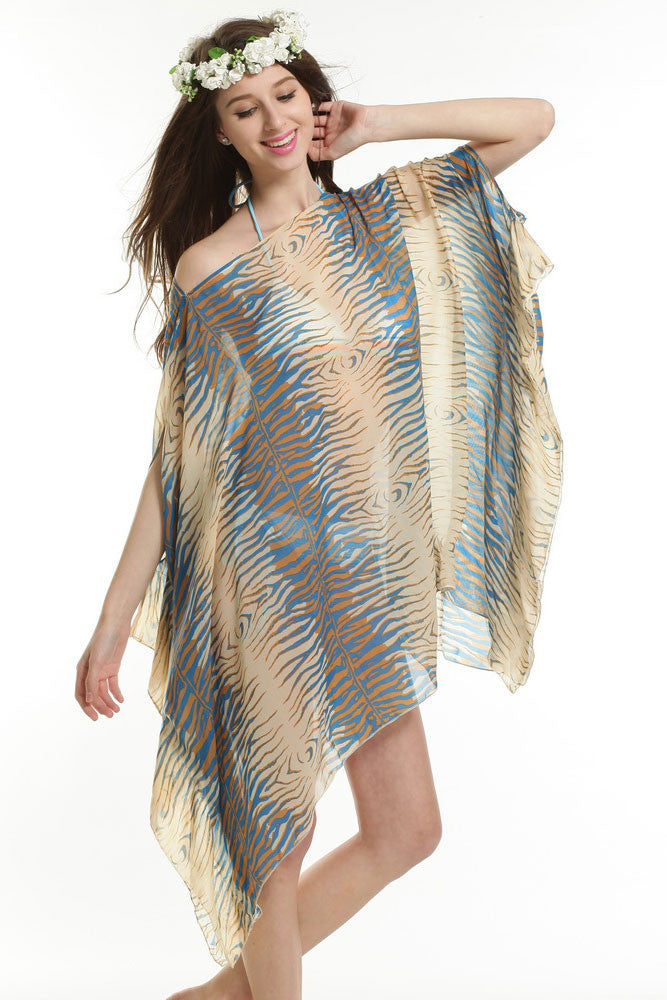 Sexy Cool Dashiki Printed Seashore Dress