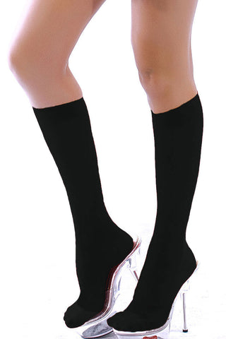 Ankle Socks with Ruffle Black Bow