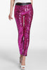 Rosy Sequin Front PU Leggings - Everything 5 Pounds - 1