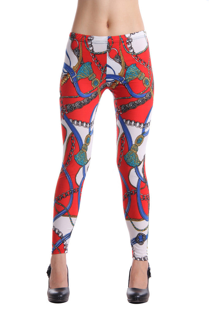 Baroque Style Fashion Leggings