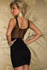 Rose Byrne Bodycon Dress with Mesh Black - Everything 5 Pounds - 3
