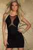 Rose Byrne Bodycon Dress with Mesh Black - Everything 5 Pounds - 1