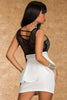 Terrific Paisley Lace Peplum Dress White - Everything 5 Pounds - 2