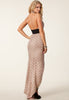 Halter Flowery Lace Evening Dress - Everything 5 Pounds - 2