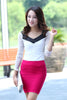 New Female Fashion Thick Fold Tight-fitting Skirt Pink - Everything 5 Pounds - 1