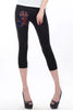 June Pera Rhinestone Skull Short Legging - Everything 5 Pounds - 1