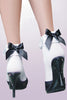 Ankle Socks with Ruffle Black Bow - Everything 5 Pounds