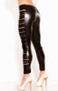 Wet Look Slash Leggings - Everything 5 Pounds - 1